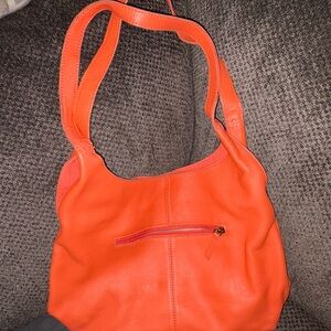 The Sak Coral Leather Tote Bag